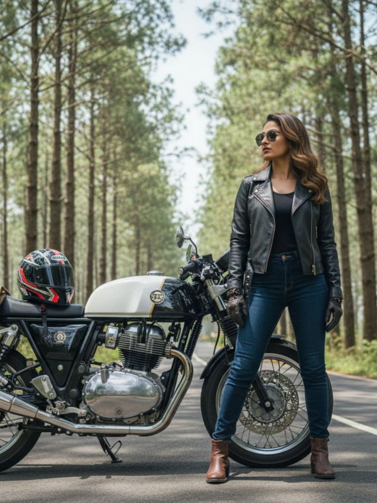 Ukázka stylu focení Royal Enfield Promoteam 2