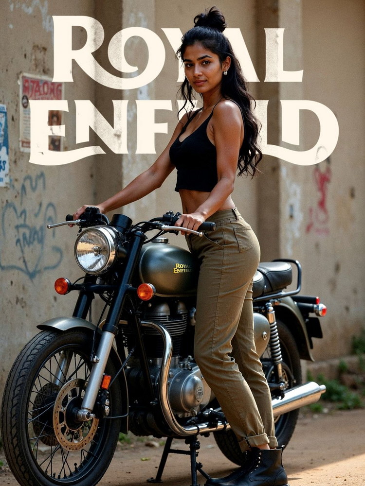 Ukázka stylu focení Royal Enfield Promoteam 7